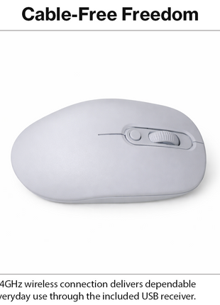 Rechargeable Wireless LED Mouse 450mAh Battery Silent Click Optical 2.4GHz USB