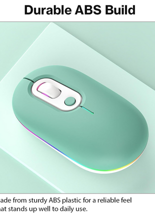 Rechargeable Wireless LED Mouse 450mAh Battery Silent Click Optical 2.4GHz USB