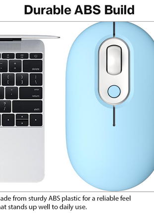 Rechargeable Wireless LED Mouse 450mAh Battery Silent Click Optical 2.4GHz USB