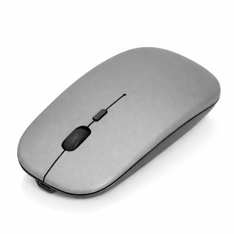 Wireless Mouse 1600 DPI – Bluetooth 5.0 2.4GHz Dual Mode – Matte Grey