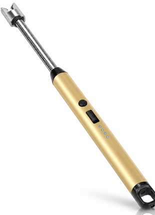 Electric Arc Lighter – 29.5cm Flexible USB Rechargeable – Windproof Safety Ignition with LED Indicator