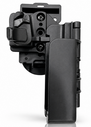 Glock 19 / 23 Quick Carry Tactical Holster Right Hand, Condition 3 Active Retention, Adjustable Cant & Height, Polymer