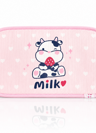 Infant Nursing Pillow Breastfeeding Arm Pad Sweat Absorbing Cotton Blend Feeding Support Cushion - Cow