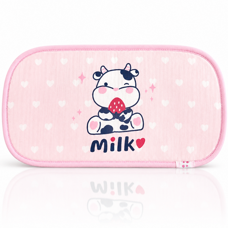 Infant Nursing Pillow Breastfeeding Arm Pad Sweat Absorbing Cotton Blend Feeding Support Cushion - Cow