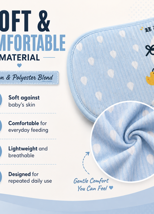 Infant Nursing Pillow Breastfeeding Arm Pad Sweat Absorbing Cotton Blend Feeding Support Cushion