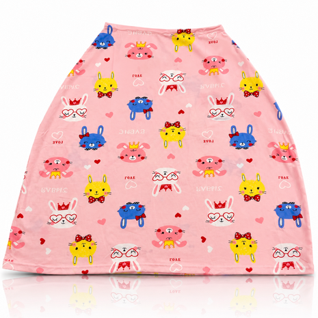Multi-Use Stretch Baby Cover for Car Seat, Nursing, Stroller & High Chair