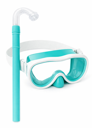 Snorkel and Mask Set for Kids  – Flexible Full-Rim