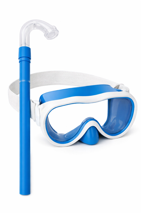 Snorkel and Mask Set for Kids  – Flexible Full-Rim
