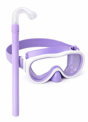 Snorkel and Mask Set for Kids  – Flexible Full-Rim
