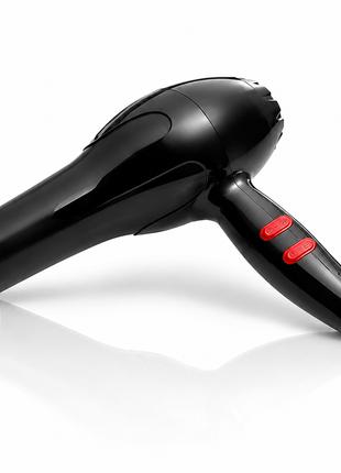 1800W Hair Dryer with Concentrator Nozzle, Ceramic Disk, 3 Heat and 2 Speed Settings, Cool Shot and Hanging Loop