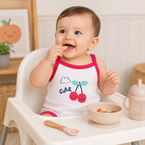 Baby Girls 100% Cotton Sleeveless Bodysuit Size 90 (12–18 Months)