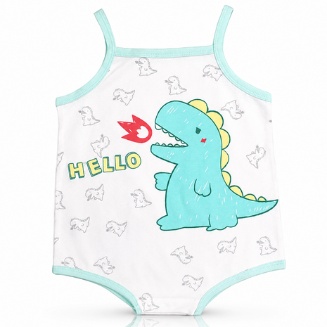 Baby Girls 100% Cotton Sleeveless Bodysuit Size 90 (12–18 Months)