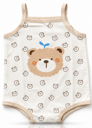 Baby Girls 100% Cotton Sleeveless Bodysuit Size 90 (12–18 Months)