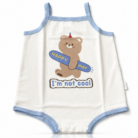 Baby Girls 100% Cotton Sleeveless Bodysuit Size 90 (12–18 Months)