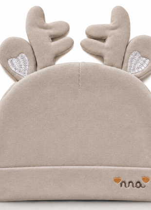 Cotton Baby Hat for 0–12 Months | Soft Lightweight Infant Cap with Ear Design | Boxed Gift Baby Beanie