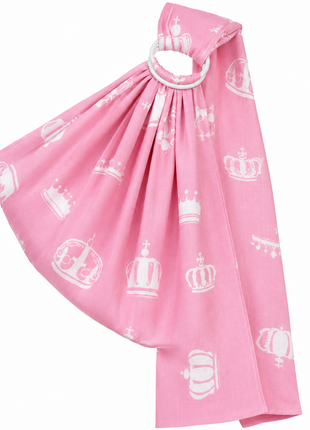 Ring Baby Carrier Sling Cotton Blend with ABS Plastic Rings - Crowns