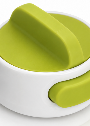 Manual Can Opener with Stainless Steel Cutting Wheel – Compact Handheld Kitchen Tool- Green
