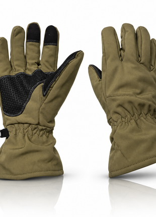 Finger Gloves – Winter Outdoor Waterproof Camouflage Multi‑Green – Thermal Gloves for Skiing, Riding & Cold Weather Activities