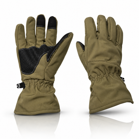 Finger Gloves – Winter Outdoor Waterproof Camouflage Multi‑Green – Thermal Gloves for Skiing, Riding & Cold Weather Activities