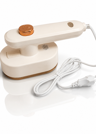 Mini Electric Steam Iron Portable Dry & Wet Ironing Machine with Titanium Panel 33W 220V Compact Travel Iron