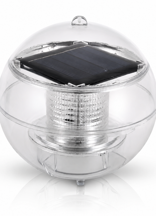 Solar Light Floating Ball Clear ABS Outdoor LED Pool Pond Garden Decoration Light with Switch