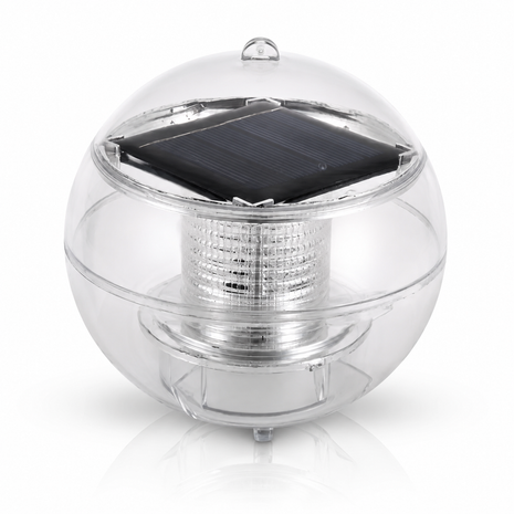 Solar Light Floating Ball Clear ABS Outdoor LED Pool Pond Garden Decoration Light with Switch