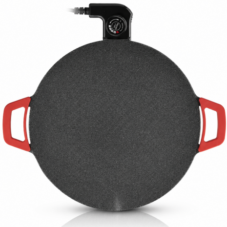 Multifunctional Electric Baking Pan, 1800W Non-Stick Round Grill Pan