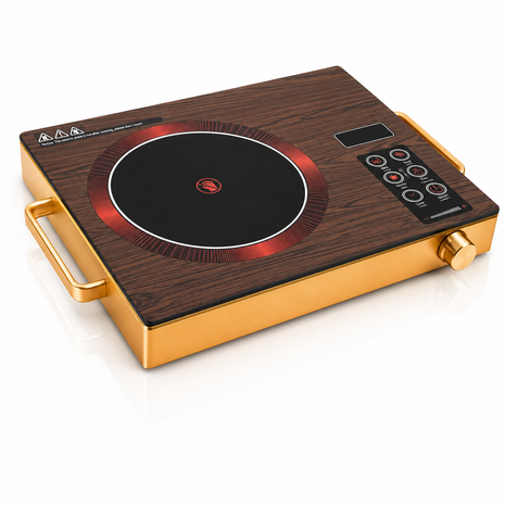 Single Electric Infrared Hot Plate, Portable Ceramic Cooking Hob