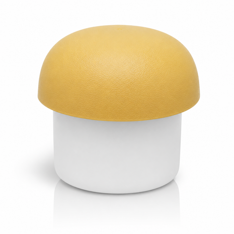 Small Silicone Ice Cube Tray With Lid, 60-Cube Easy Release Ice Cup Mold Yellow White