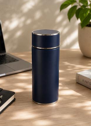316 Stainless Steel Vacuum Thermal Mug with Insulated Lid and Portable Travel Design-Blue