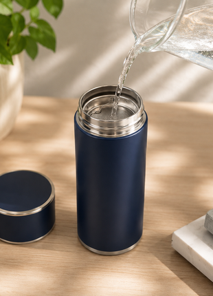 316 Stainless Steel Vacuum Thermal Mug with Insulated Lid and Portable Travel Design-Blue