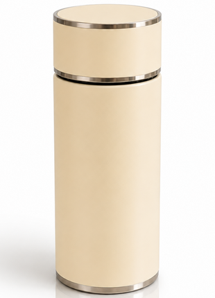 316 Stainless Steel Vacuum Thermal Mug with Insulated Lid and Portable Travel Design-Cream