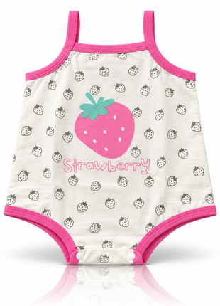 Baby Girls 100% Cotton Sleeveless Bodysuit Size 90 (16–24 Months)