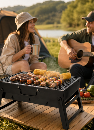 Mini Foldable Portable Barbecue Grill,Picnic & Camping BBQ