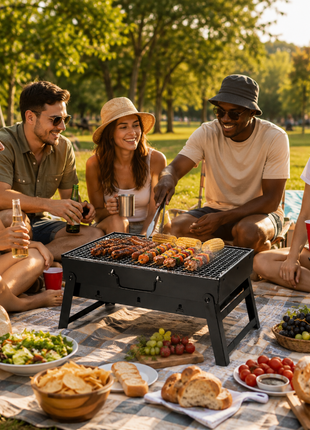 Mini Foldable Portable Barbecue Grill,Picnic & Camping BBQ