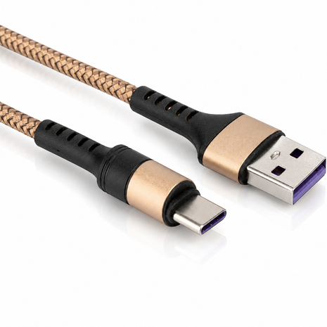 Rapid Series USB-A to USB-C Fast Charging & Data Cable, Braided Nylon, Tinned Copper Core, Aluminum Alloy Connectors, Over-Voltage Protection