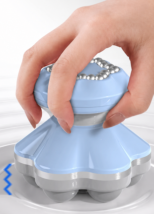 Cable-Powered Handheld Massager with Dual-Sided Massage Heads, Massage Points, Ergonomic Grip & USB Power Cable