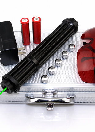 5000mW  Green Laser Pointer – Aluminium Chassis – Black