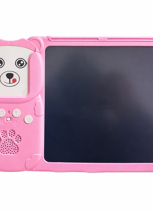 Children's LCD Handwriting Board + 112 Flash Cards – ABS Learning Tablet with Talking Reader – Drawing Toy for Kids 3–7