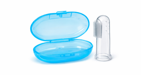 Silicone Baby Finger Toothbrush – Dual-Sided Gum Massager