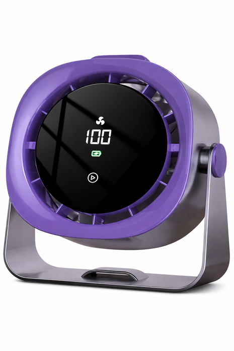 Rechargeable Desk & Wall Fan – 4000 mAh 3-Speed USB Fan