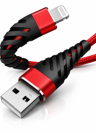 USB-A to Lightning Fast Charging & Data Sync Cable 1 m Braided Nylon 3.0