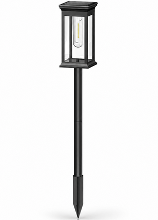Solar Powered LED Pathway Garden Light IP65 Waterproof Auto On/Off Adjustable Height Outdoor Lawn & Patio Light
