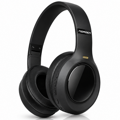 Norden Nova ANC Over-Ear Bluetooth Headphones 400mAh – Active Noise Cancelling 28dB with USB-C Fast Charge – Foldable with AUX Mic