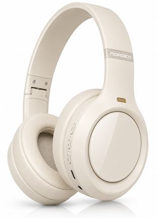 Norden Nova ANC Over-Ear Bluetooth Headphones 400mAh – Active Noise Cancelling 28dB with USB-C Fast Charge – Foldable with AUX Mic