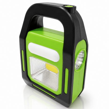 Rechargeable Solar LED Work Light with COB, 3W LED & Tube Light USB Emergency Lantern
