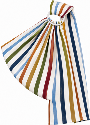 Ring Baby Carrier Sling Cotton Blend with ABS Plastic Rings- Stripe