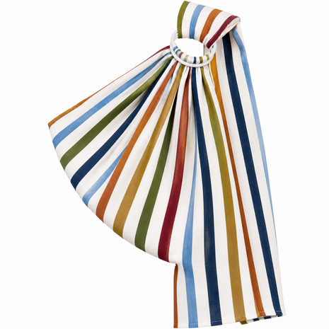 Ring Baby Carrier Sling Cotton Blend with ABS Plastic Rings- Stripe