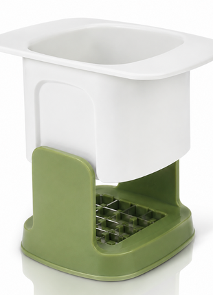 Manual Vegetable Chopper with Stainless Steel Blades and ABS Body
