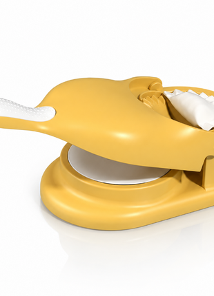 Portable Manual Dumpling Maker with Pressing Mold, Food Grade PP Dough Skin Press, 28.5 cm Kitchen Tool